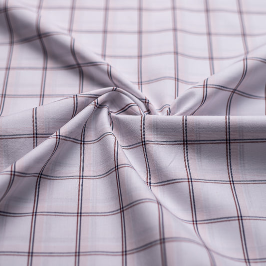 Checkered In White