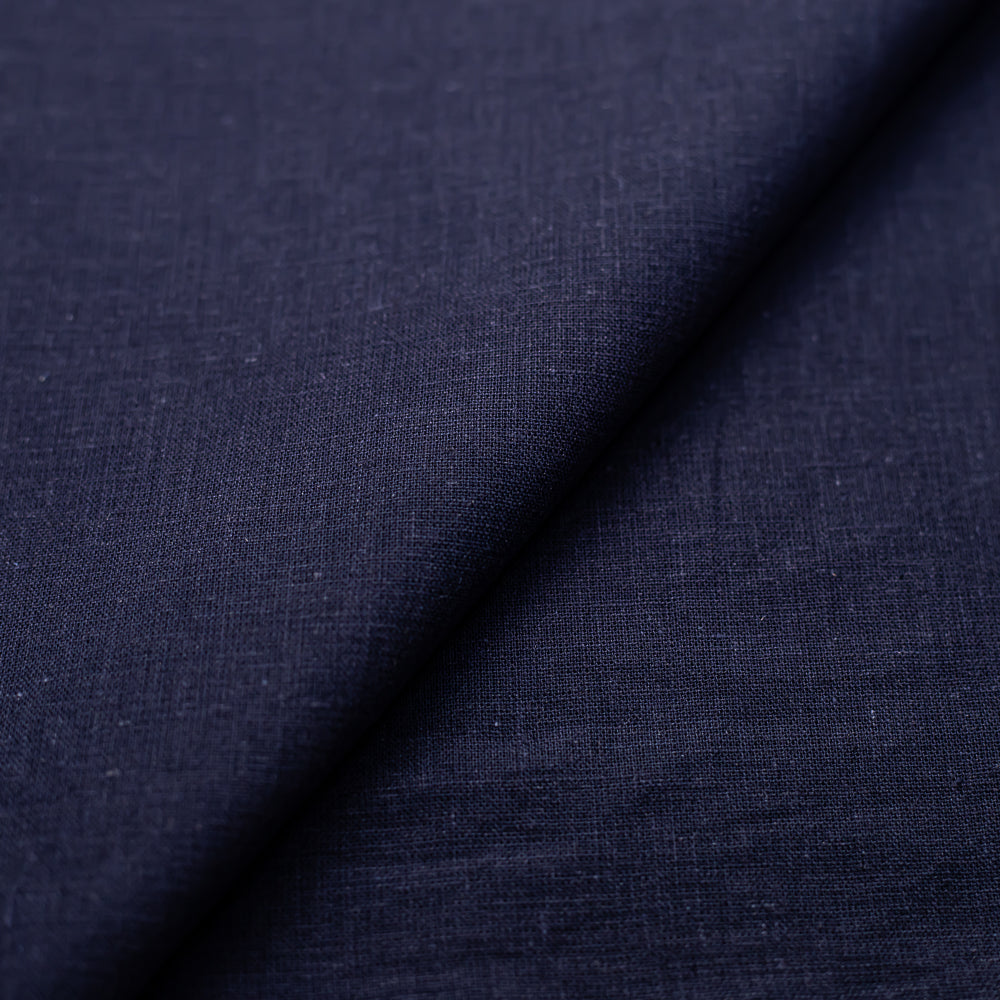 Irish Linen In Navy Blue