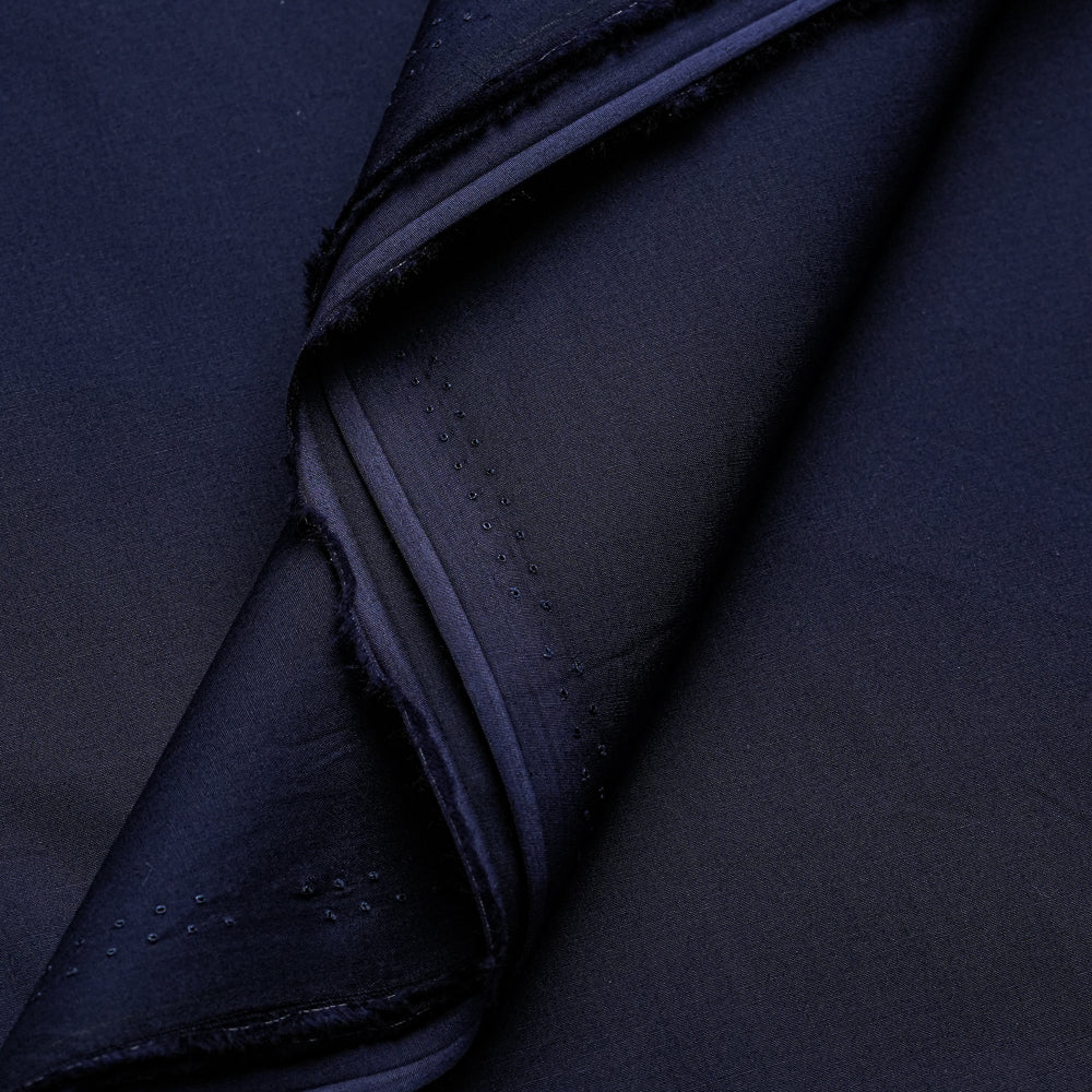 Navy Blue in Cotton Sattan