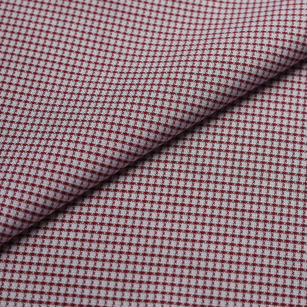 Maroon Houndstooth