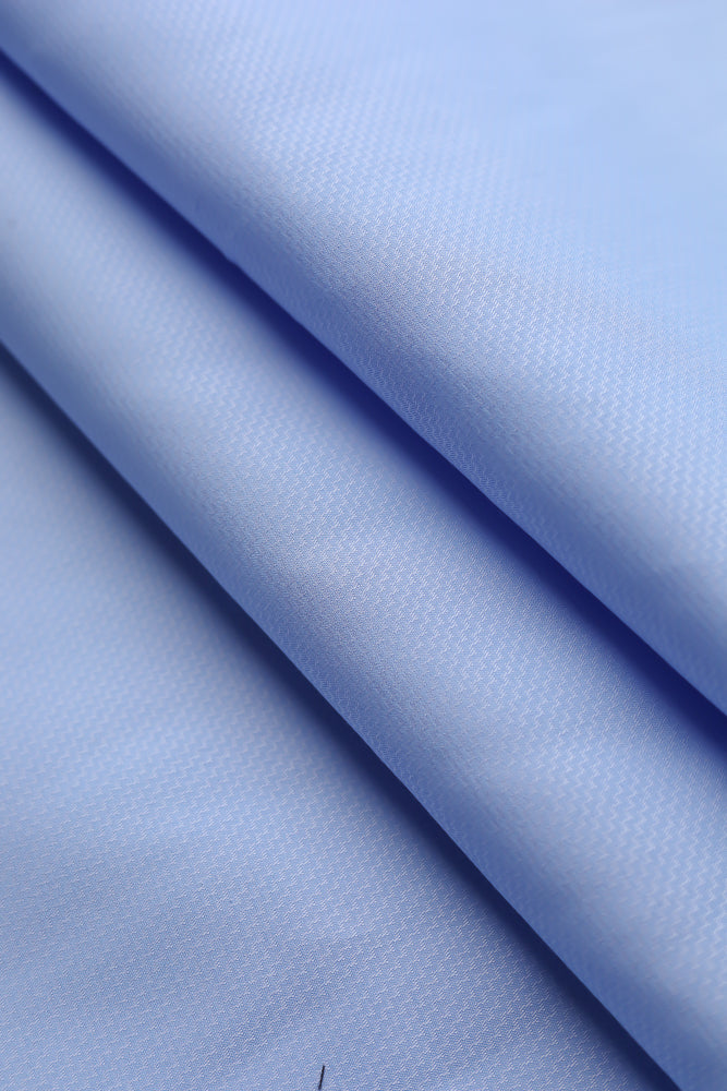 Azure Dobby Textured Cotton.