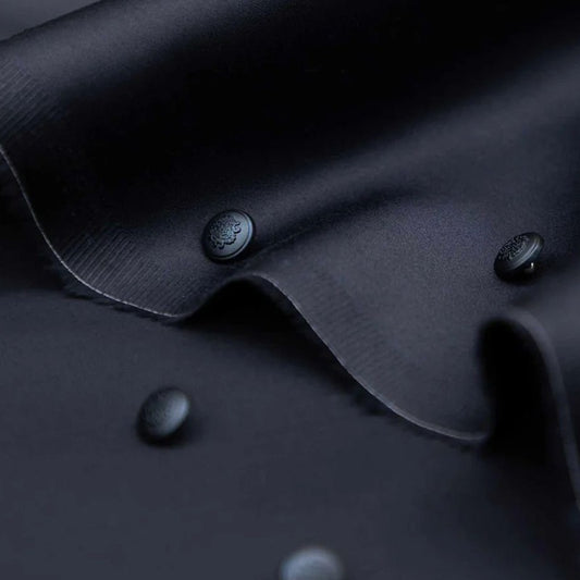 Navy Blue Satin Cotton