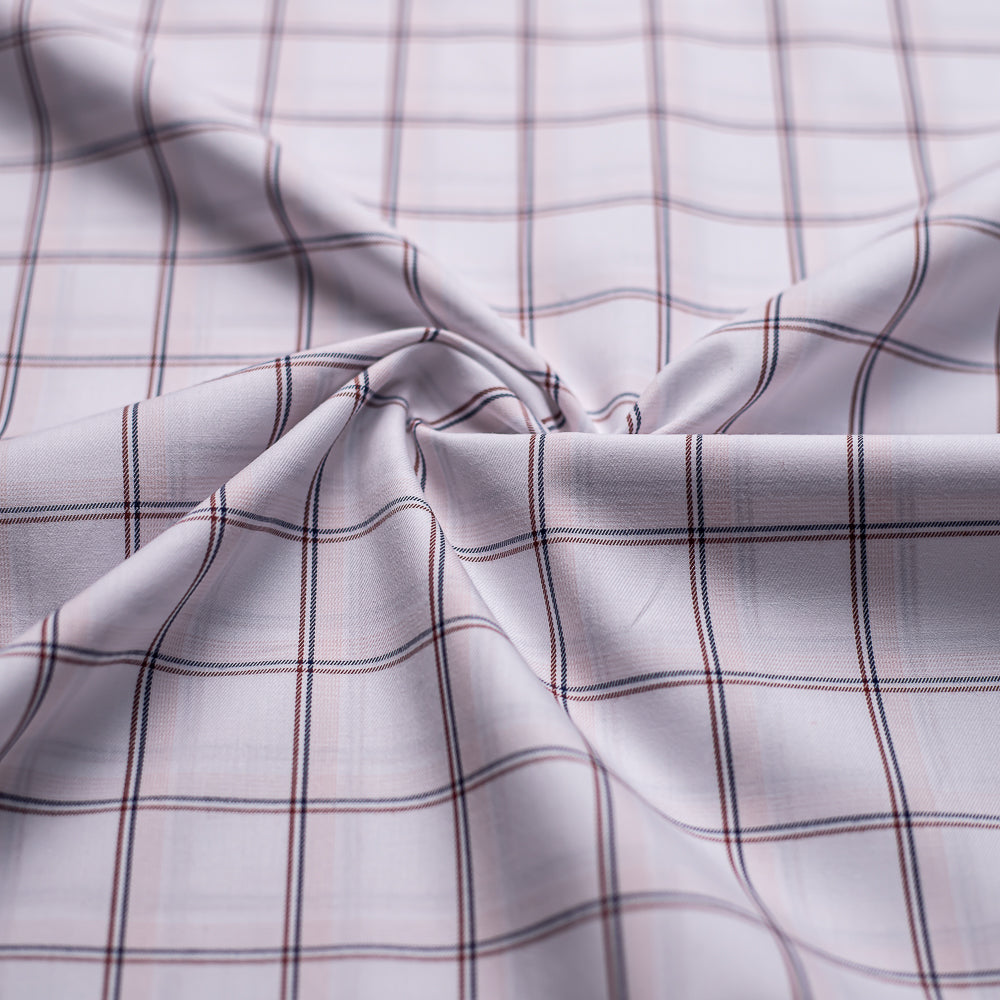 Checkered In White