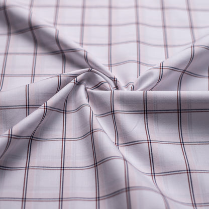 Checkered In White