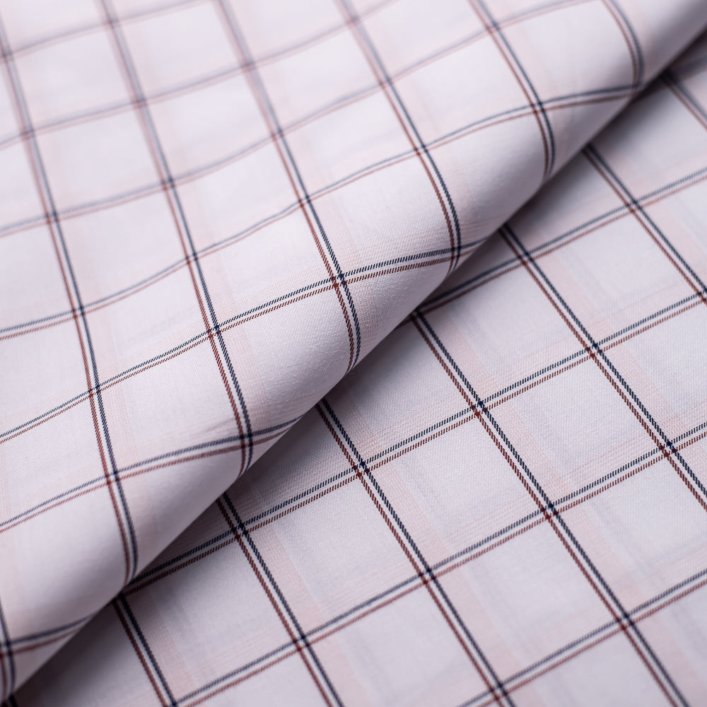 Checkered In White
