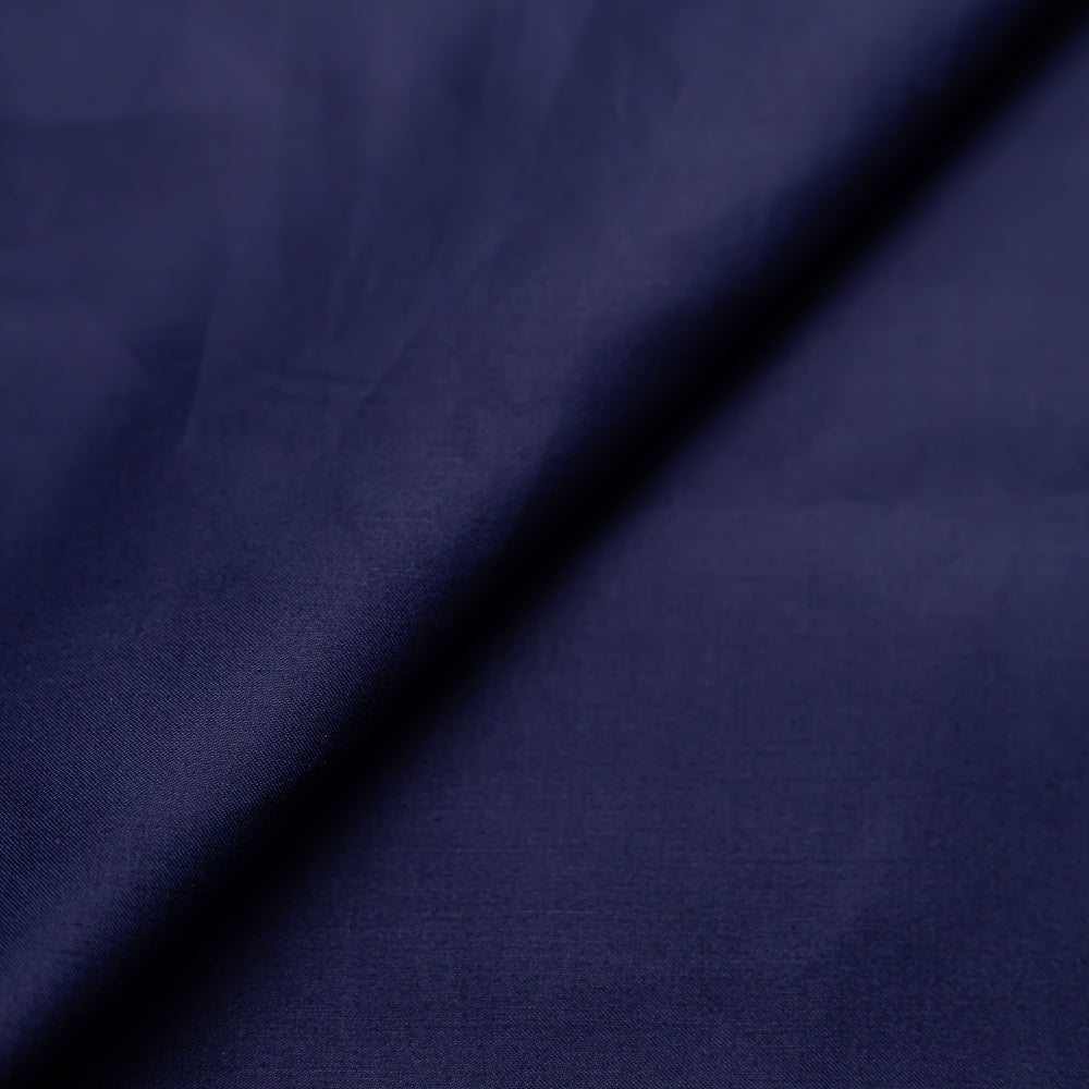 Navy Blue In Cotton Sattan