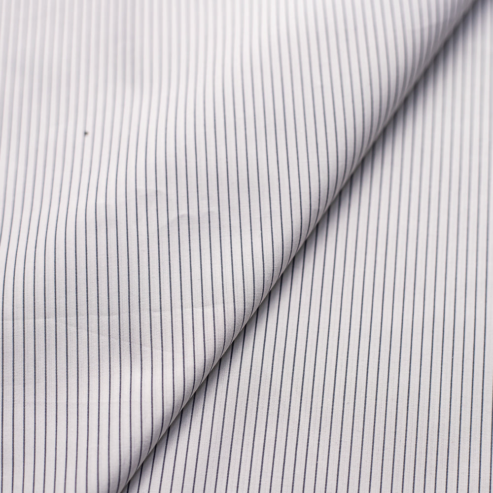 Pin Stripes In Italian Cotton