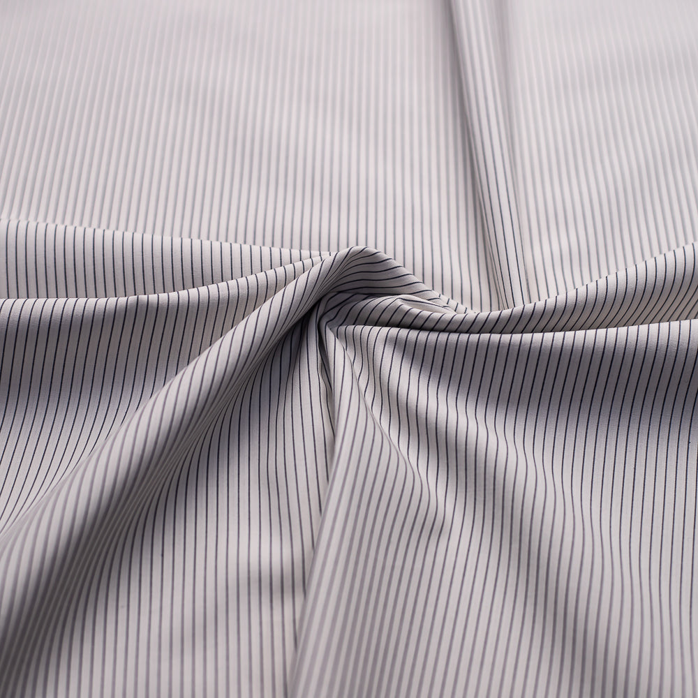 Pin Stripes In Italian Cotton