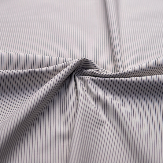 Pin Stripes In Italian Cotton