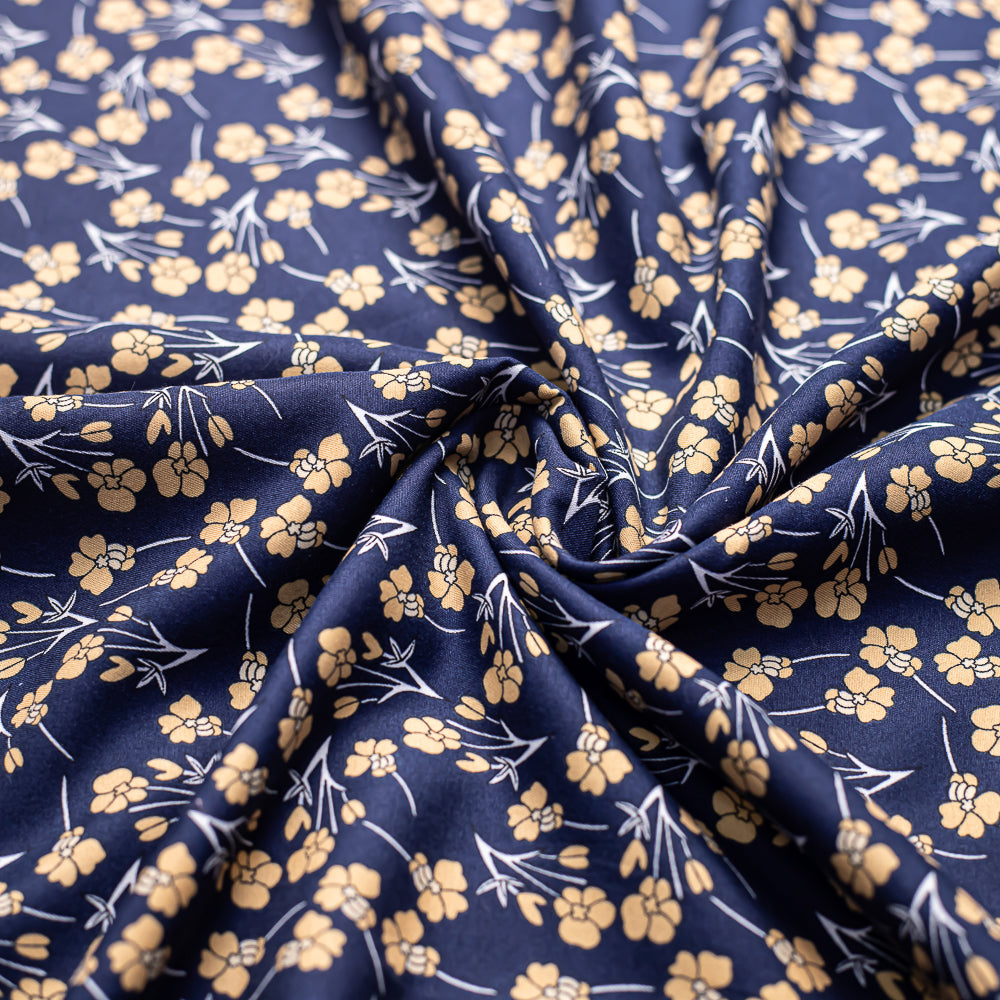 Floral Printed In Blue