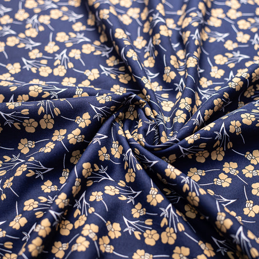 Floral Printed In Blue