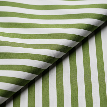 Green Broad Stripes