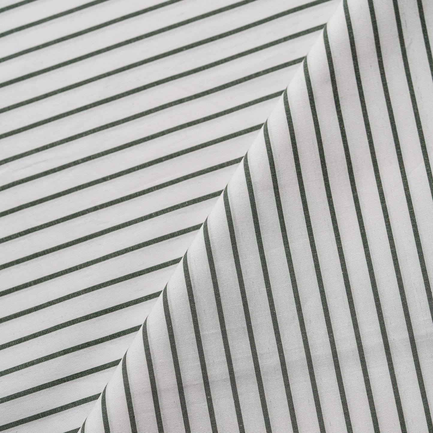 Green & White Stripes