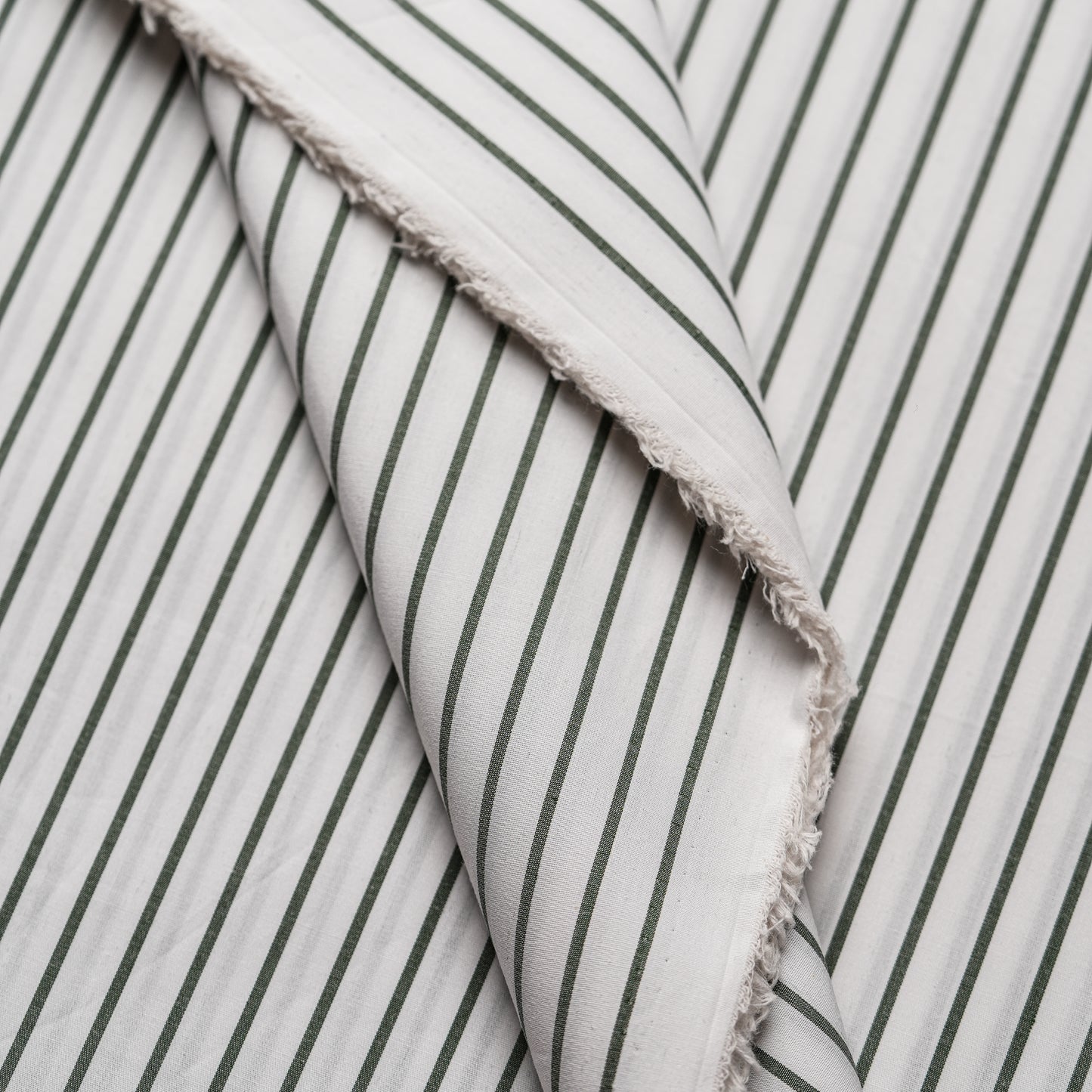Green & White Stripes
