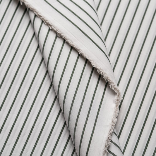 Green & White Stripes