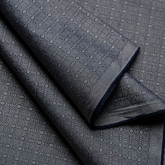 Blue Embose cotton