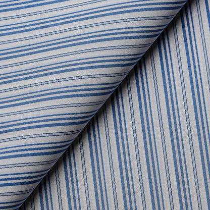 Indigo Hairline Stripes