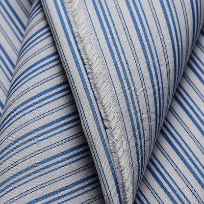 Indigo Hairline Stripes