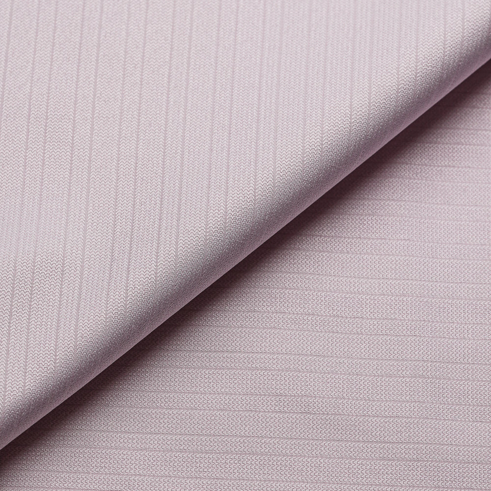 Powder Pink Self Stripes