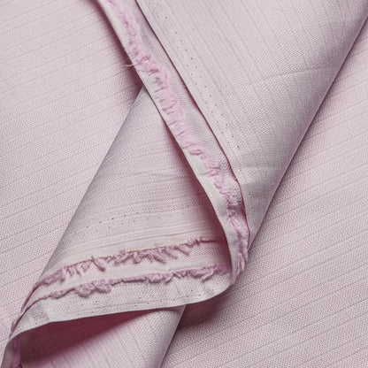 Powder Pink Self Stripes
