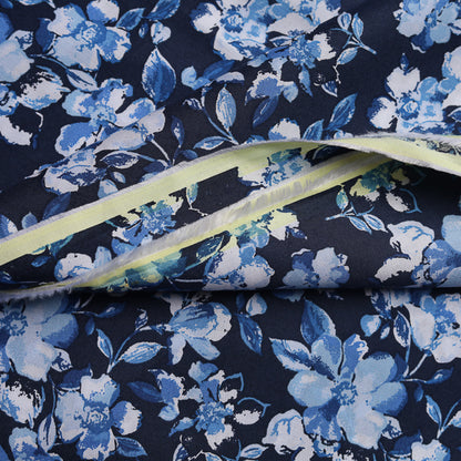 Blue Paisley Printed