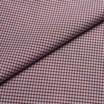 Maroon Houndstooth
