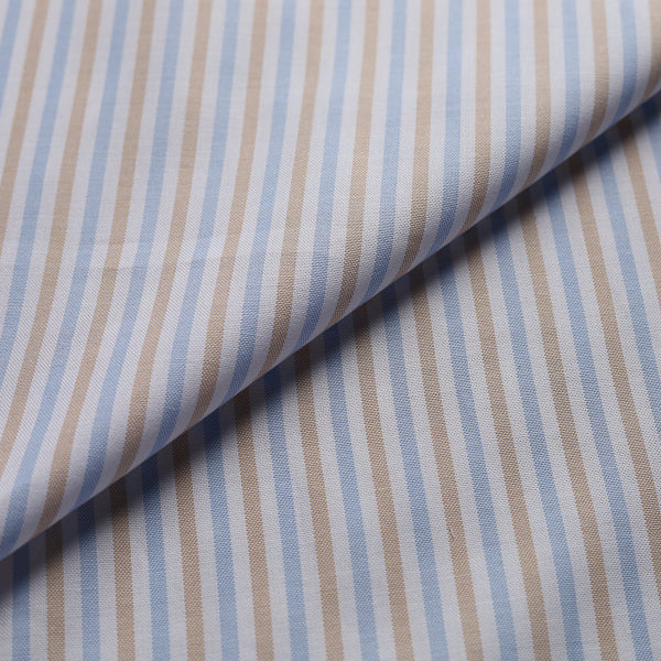 Multi Stripes In Italian Cotton