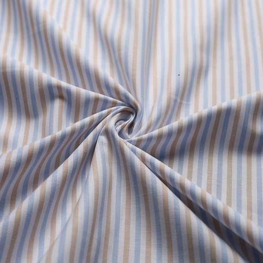 Multi Stripes In Italian Cotton