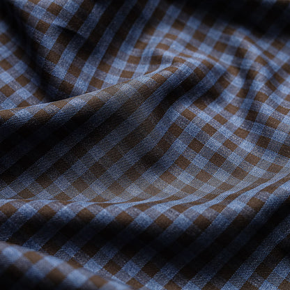 Brown & Blue Checkered
