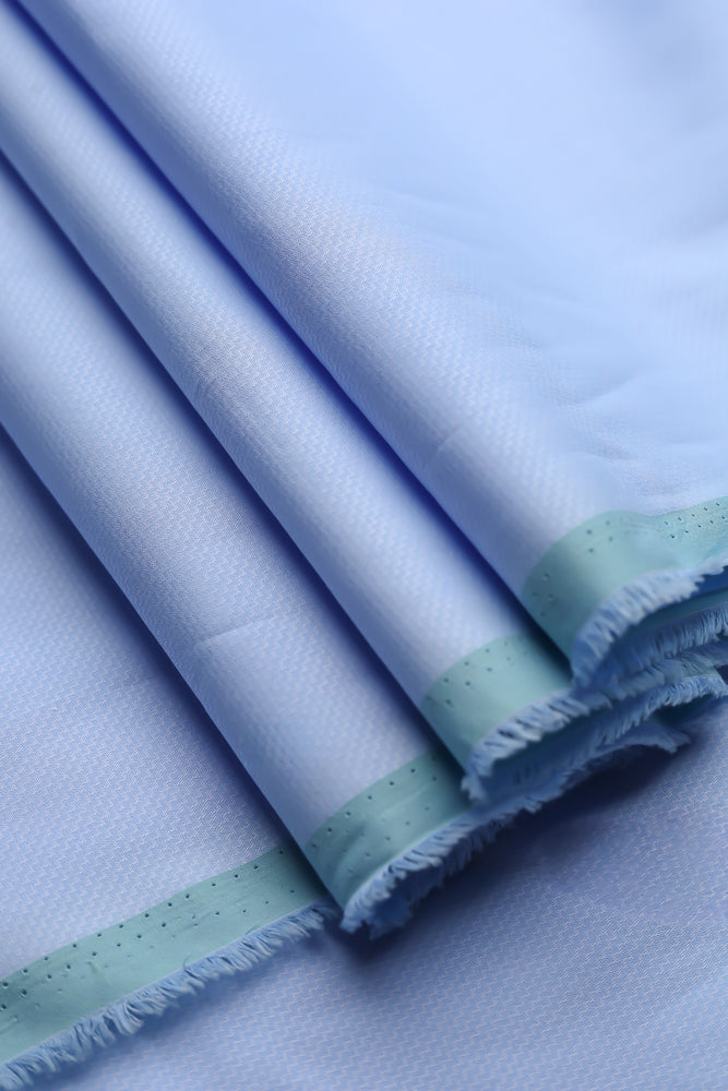 Azure Dobby Textured Cotton