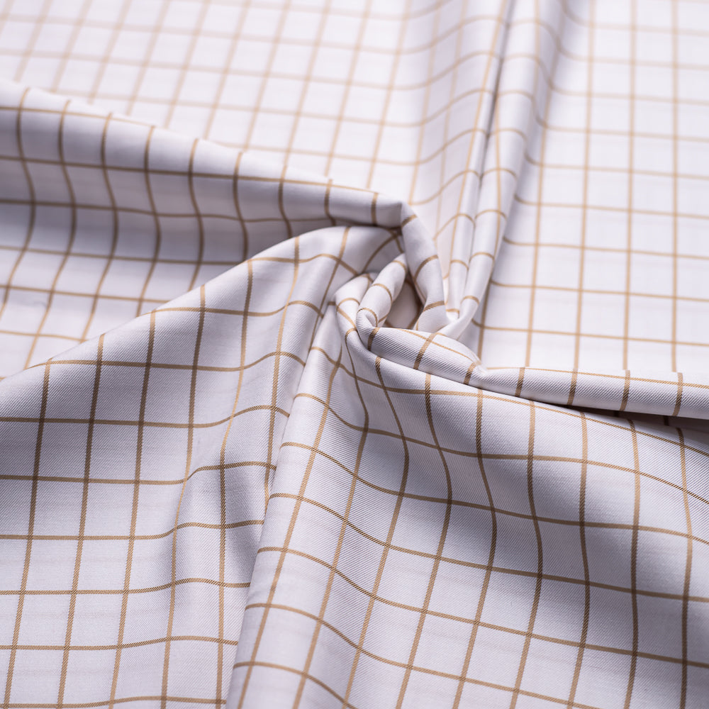 White & Yellow Box Checkered